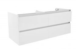Vision onderkast dubbel+4 laden 120x46 wit Vision onderkast dubbel+4 laden 120x46 wit