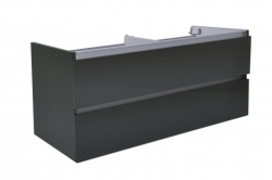 Vision onderkast dubbel+4 laden 120x46 hoogglans grijs Vision onderkast dubbel+4 laden 120x46 hoogglans grijs