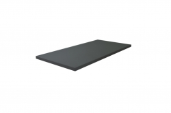 Vision topblad 800x460x25 hoogglans grijs Vision topblad 800x460x25 hoogglans grijs