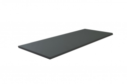 Vision topblad 1200x460x25 hoogglans grijs Vision topblad 1200x460x25 hoogglans grijs