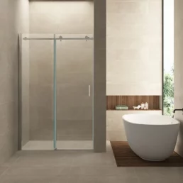 Wiesbaden Slide Douchedeur 140cm Chroom Schuifdeur 8mm Helder Glas nano-coating Wiesbaden Slide Douchedeur 140cm Chroom Schuifdeur 8mm Helder Glas nano-coating