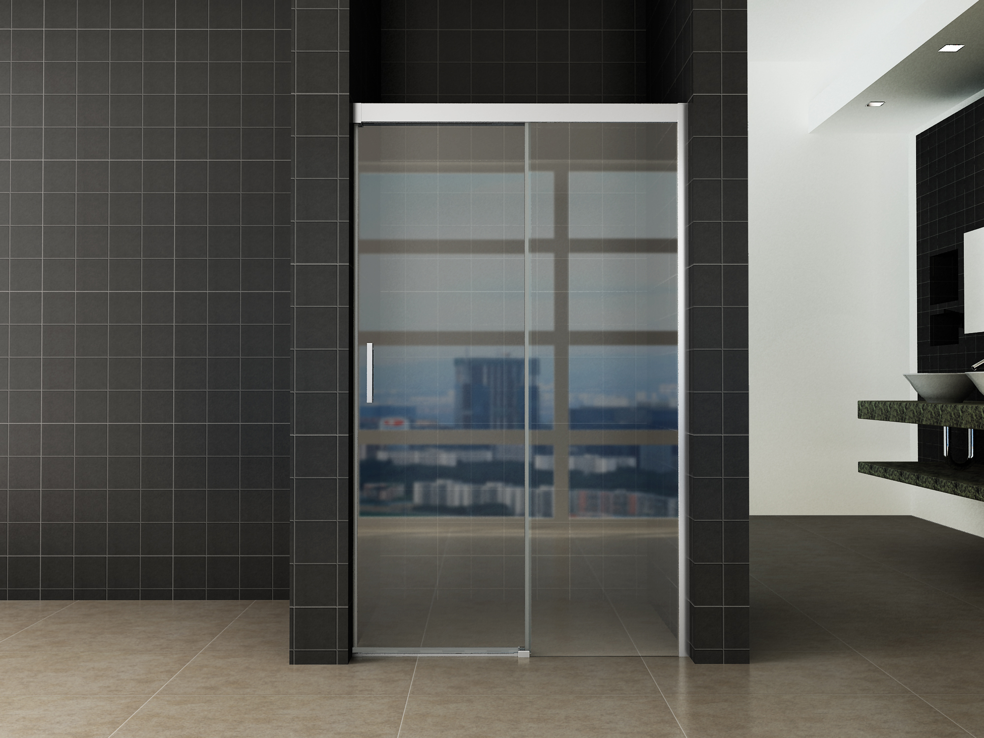 Wiesbaden Softclose 2.0 douchedeur 120x200 cm Wiesbaden Softclose 2.0 douchedeur 120x200 cm