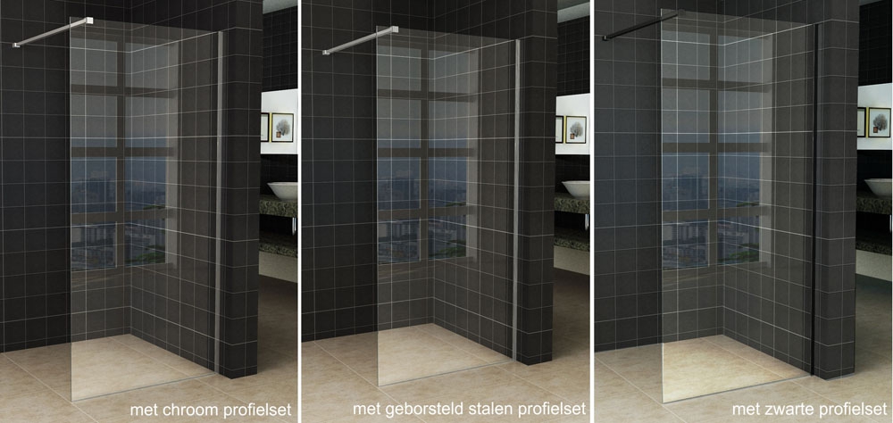 Wiesbaden Slim glasplaat helder 75x200 cm - 8mm NANO glas Wiesbaden Slim glasplaat helder 75x200 cm - 8mm NANO glas