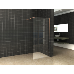 Wiesbaden Slim profielset+stabilisatiestang 120cm koper