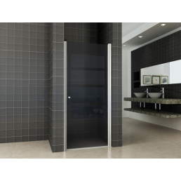 Wiesbaden nisdeur met profiel 90x202 cm 8 mm NANO rookglas Wiesbaden nisdeur met profiel 90x202 cm 8 mm NANO rookglas