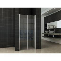 Wiesbaden dubbele pendeldeur in nis 90x200 cm 6 mm NANO glas Wiesbaden dubbele pendeldeur in nis 90x200 cm 6 mm NANO glas