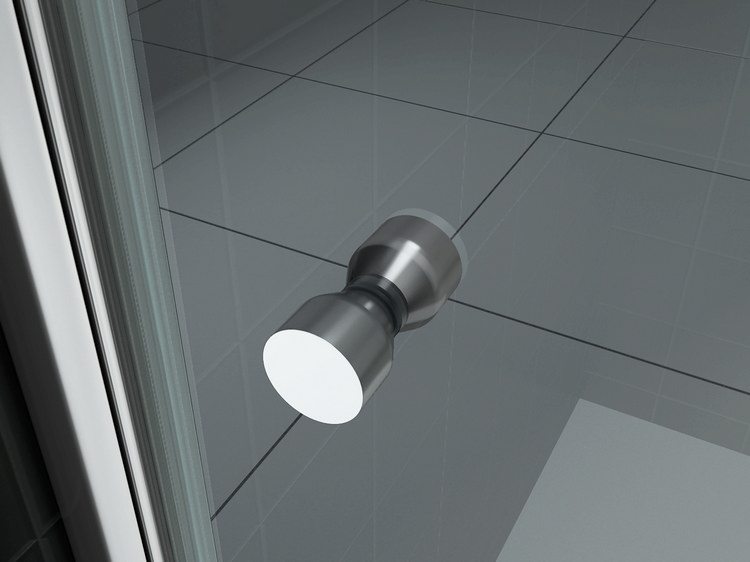 Wiesbaden nisdeur met profiel 70x202 cm 8mm NANO glas Wiesbaden nisdeur met profiel 70x202 cm 8mm NANO glas