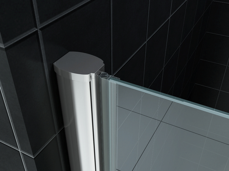 Wiesbaden nisdeur met profiel 70x202 cm 8mm NANO glas Wiesbaden nisdeur met profiel 70x202 cm 8mm NANO glas