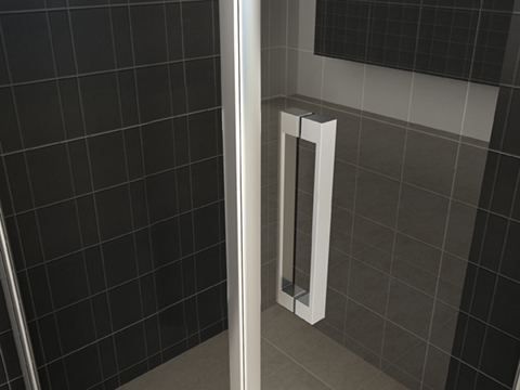 Wiesbaden swingdeur + zijwand UNI 900x900x2000 chr.8mm NANO Wiesbaden swingdeur + zijwand UNI 900x900x2000 chr.8mm NANO