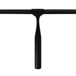 Wiesbaden luxe matzwarte badkamer-wisser 25cm +ophanging Wiesbaden luxe matzwarte badkamer-wisser 25cm +ophanging