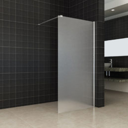 Wiesbaden Comfort inloopdouche 90x200 cm - 10mm NANO geheel matglas Wiesbaden Comfort inloopdouche 90x200 cm - 10mm NANO geheel matglas