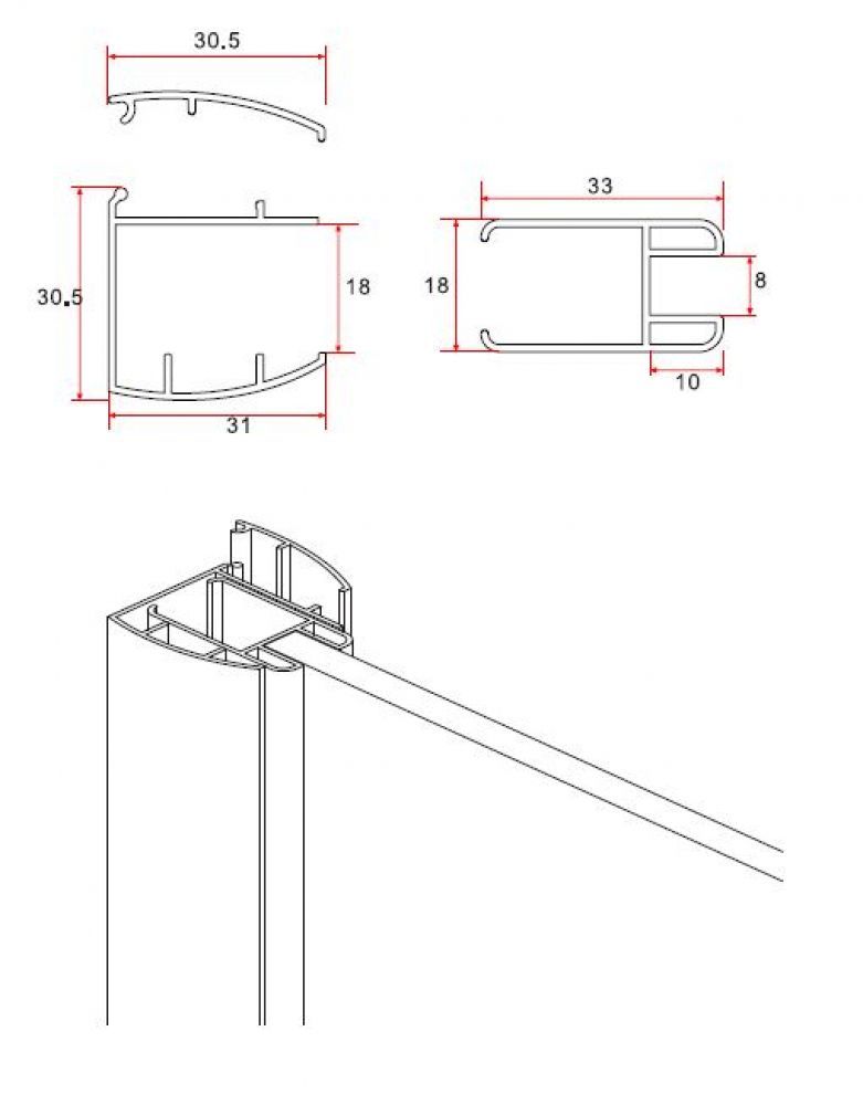 Wiesbaden Eco inloopdouche 70x200 cm - 8mm NANO glas Wiesbaden Eco inloopdouche 70x200 cm - 8mm NANO glas