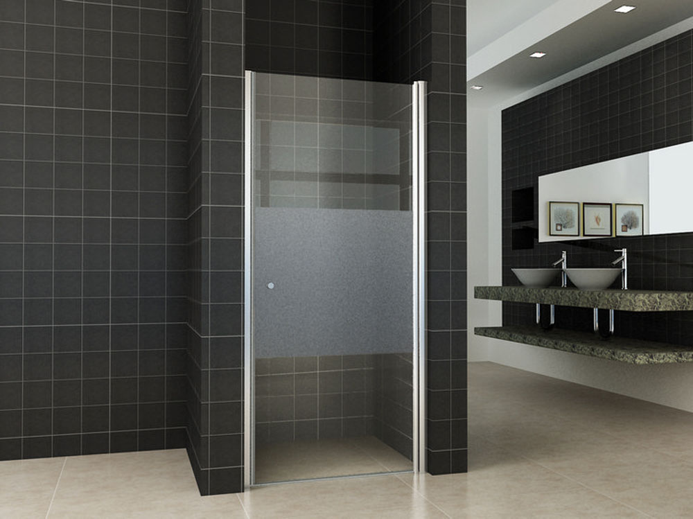 Wiesbaden nisdeur -R- met profiel 70x202 cm 8 mm NANO ged.matglas Wiesbaden nisdeur -R- met profiel 70x202 cm 8 mm NANO ged.matglas