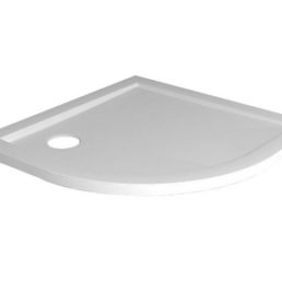 Wiesbaden Douchebak acryl 1/4 rond 90x90x4 wit Wiesbaden Douchebak acryl 1/4 rond 90x90x4 wit