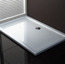 Wiesbaden luxe douchebak SMC rechthoek 120x80x4 wit Wiesbaden luxe douchebak SMC rechthoek 120x80x4 wit