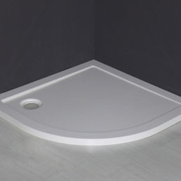 Wiesbaden luxe douchebak SMC 1/4 rond 900x900x40 inbouw wit Wiesbaden luxe douchebak SMC 1/4 rond 900x900x40 inbouw wit