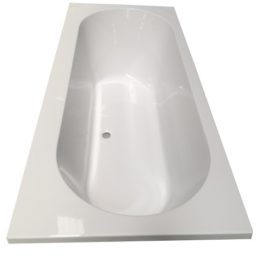 Wiesbaden Portus RD inbouw ligbad 190*90*49 cm wit DUO Wiesbaden Portus RD inbouw ligbad 190*90*49 cm wit DUO