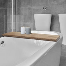 Wiesbaden OAK badplanchet strak 80x20x3 Wiesbaden OAK badplanchet strak 80x20x3