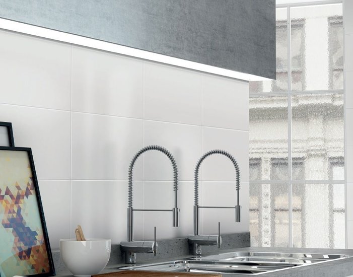 Kerabo wit mat 25x50 wandtegels Kerabo wit mat 25x50 wandtegels