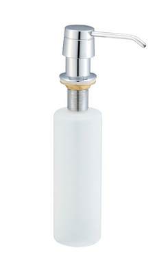Wiesbaden inbouw zeeppompje chroom kunststof fles 250ml Wiesbaden inbouw zeeppompje chroom kunststof fles 250ml