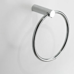 Wiesbaden Ida handdoekring chroom