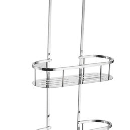 Wiesbaden Style chroom ophangrek tbv glazen wand 80cm Wiesbaden Style chroom ophangrek tbv glazen wand 80cm