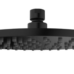 Wiesbaden luxe mess.hoofddouche rond 200mmx12mm mat-zwart