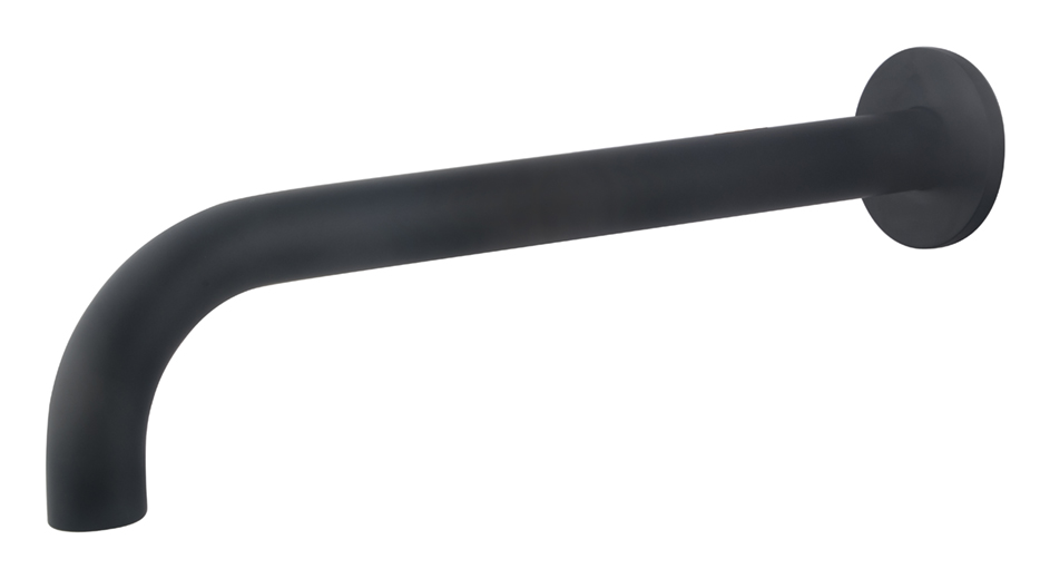Caral inbouw uitloop 30 cm zwart Caral inbouw uitloop 30 cm zwart