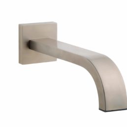 Wiesbaden inbouw-uitloop vierkant 22cm 1/2'' geborsteld staal Wiesbaden inbouw-uitloop vierkant 22cm 1/2'' geborsteld staal