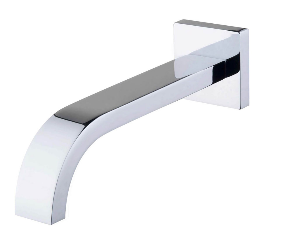 Wiesbaden inbouw-uitloop vierkant 25cm 1/2'' chroom Wiesbaden inbouw-uitloop vierkant 25cm 1/2'' chroom