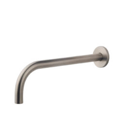 Wiesbaden SLIM 18mm uitloop rond 25cm 1/2" geborsteld staal Wiesbaden SLIM 18mm uitloop rond 25cm 1/2" geborsteld staal