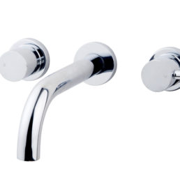 Wiesbaden Caral inbouw-wastafelmengkraan 2-knops chroom