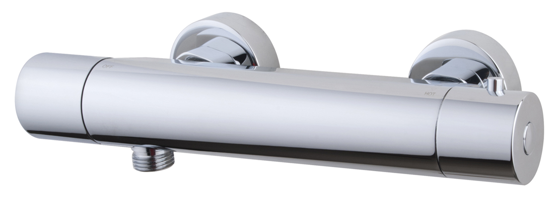 Wiesbaden Eco Cool-Touch thermostatische douchemengkraan chroom Wiesbaden Eco Cool-Touch thermostatische douchemengkraan chroom