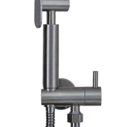 Wiesbaden RVS-304 bidet-handdoucheset rond Wiesbaden RVS-304 bidet-handdoucheset rond