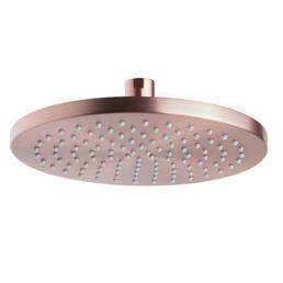 Wiesbaden luxe mess.hoofddouche rond 200mmx12mm geborsteld koper Wiesbaden luxe mess.hoofddouche rond 200mmx12mm geborsteld koper