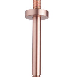 Wiesbaden luxe douche-arm rond plafondbev. 15cm geborsteld koper Wiesbaden luxe douche-arm rond plafondbev. 15cm geborsteld koper