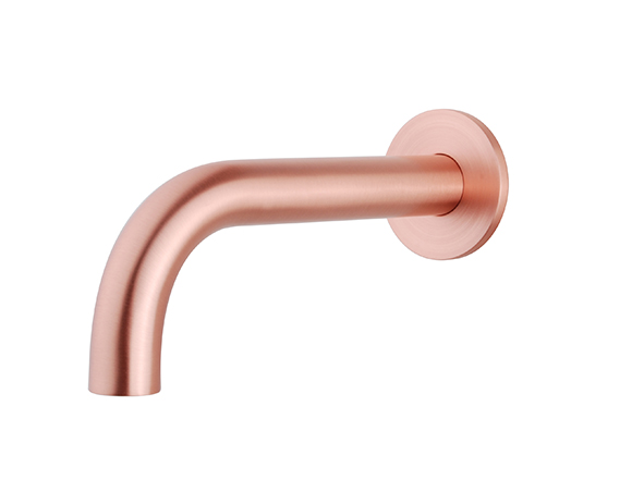 Wiesbaden inbouw-uitloop rond 20cm 1/2'' geborsteld koper Wiesbaden inbouw-uitloop rond 20cm 1/2'' geborsteld koper