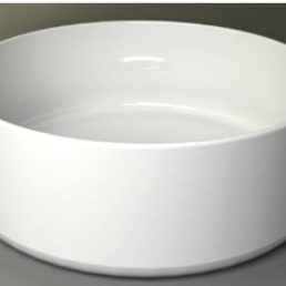 Wiesbaden Link waskom rond 40x12 cm keramiek glans wit Wiesbaden Link waskom rond 40x12 cm keramiek glans wit