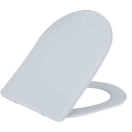 Wiesbaden Shade Slim toiletzitting + deksel one-touch mat-wit