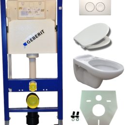 Wiesbaden Geberit UP 100 +Neptunus WC+ Ultimo zitt.+ Delta 21 wit