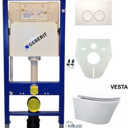 Wiesbaden Geberit UP 100 Vesta Rimless wc+ Flatline zitt.+ Delta 21 wit Wiesbaden Geberit UP 100 Vesta Rimless wc+ Flatline zitt.+ Delta 21 wit