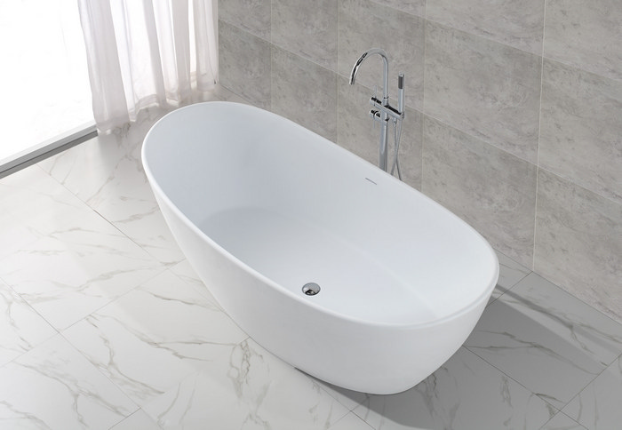 Wiesbaden Eva Solid Surface vrijstaand bad 1795x845x640 Wiesbaden Eva Solid Surface vrijstaand bad 1795x845x640