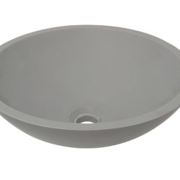 Wiesbaden Valerie waskom rond 43x13 cm solid surface betonlook