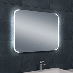 Wiesbaden Bracket dimbare LED condensvrije spiegel 80x60cm Wiesbaden Bracket dimbare LED condensvrije spiegel 80x60cm