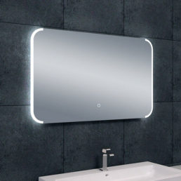 Wiesbaden Bracket dimbare LED condensvrije spiegel 100x60cm Wiesbaden Bracket dimbare LED condensvrije spiegel 100x60cm
