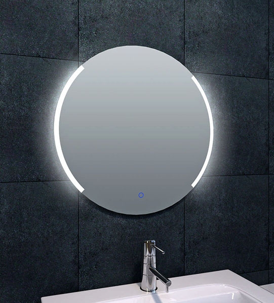 Wiesbaden Round dimbare LED condensvrije spiegel rond 80cm Wiesbaden Round dimbare LED condensvrije spiegel rond 80cm