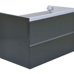 Vision onderkast+2 laden 80x46 hoogglans grijs Vision onderkast+2 laden 80x46 hoogglans grijs