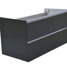 Vision onderkast+2 laden 100x46 hoogglans grijs Vision onderkast+2 laden 100x46 hoogglans grijs