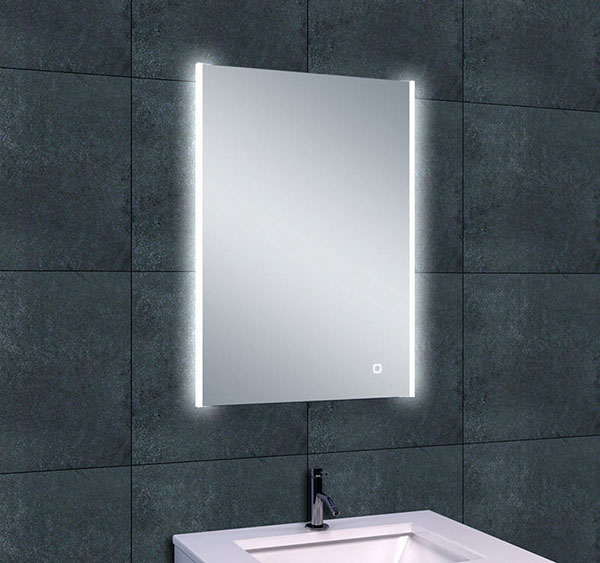 Wiesbaden Duo-Led dimbare condensvrije spiegel 50x70cm Wiesbaden Duo-Led dimbare condensvrije spiegel 50x70cm