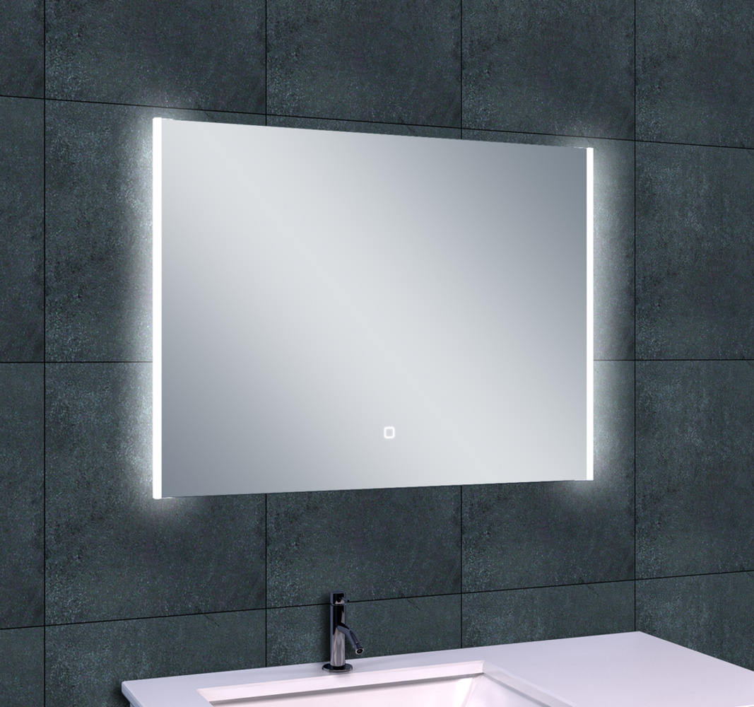 Wiesbaden Duo-Led condensvrije spiegel 80x60cm Wiesbaden Duo-Led condensvrije spiegel 80x60cm